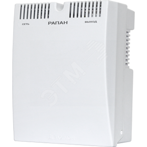 Источник бесперебойного питания Рапан-20 12В 1.7А под АКБ 7А пластиковый корпус (368)