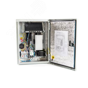 Коммутатор уличный SKAT 4 порта, PoE+, UPLINK RJ45 10/100Mbps, 4-Ethernet, 60Вт - фото 2