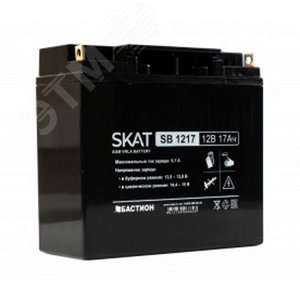Аккумулятор SKAT SB 12В 17Ач (SKAT SB 1217) - Бастион