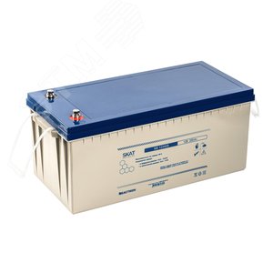 SKAT SB 12200S АКБ свинцово-кислотная тип AGM 12V 200Ач Iзар.66А, клеммы под болт М6 - Бастион