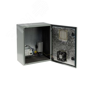 Термошкаф с обогревом и активной вентиляцией, IP54, УХЛ 1, -65град. до +50град.С, 500x250x400мм - фото 4