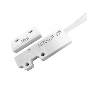 Извещатель охранный ARTOL-3Р 551 датчик + магнит М-020 АТФЕ.425119.072 ТУ  белый (00-00001642) - Магнито-контакт