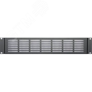 Вентиляционная панель на 2 U, 482x88x20 мм (МЕТА 9905)