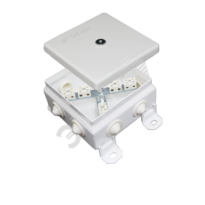 Коробка монтажная огнестойкая КМ-О (12к)-IP54-1212 8 вводов (КМ-О (12К)-Ip54-1212 8 вв) - Гефест-СПб