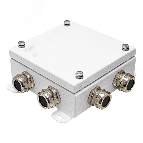 Коробка монтажная КМ IP66-1515 оцинк, кол. вводов 8 - Гефест-СПб