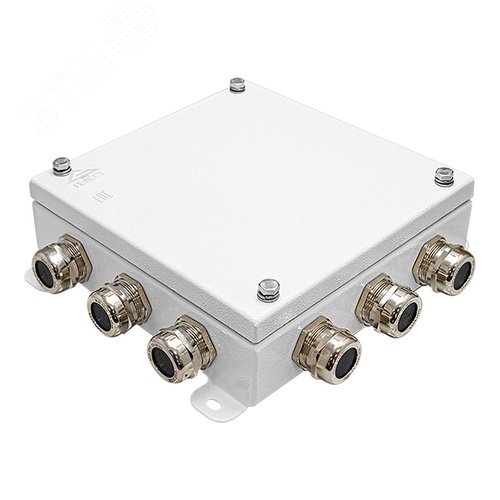 Коробка монтажная КМ IP66-2020 оцинк, кол. вводов 12 - Гефест-СПб