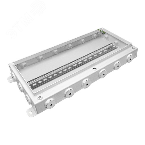 Коробка монтажная КМ IP66(Р)-2040, корпус из оцинкованной стали, количество резиновых вводов 18(8-13мм) - фото 2