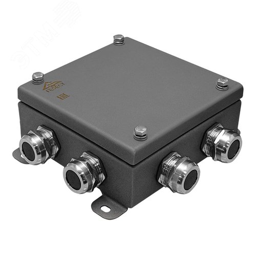 Коробка монтажная КМ IP66-1515нерж, кол. вводов 8 - Гефест-СПб