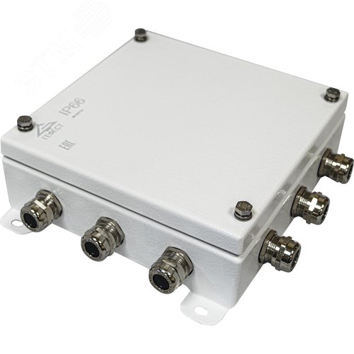 Коробка монтажная огнестойкая КМ-О                (8к*10,0)-IP66-d четыре ввода BCEF (УТ000029357) - Гефест