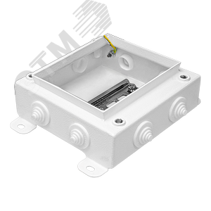 Коробка монтажная КМ IP55-1515, корпус из оцинкованной стали, количество вводов 8 (КМ-IP55-1515 8вв) - фото 2
