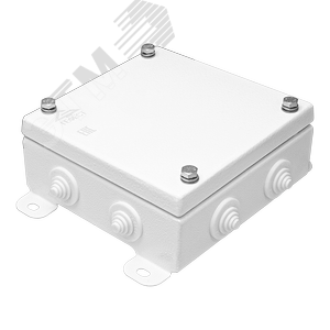 Коробка монтажная КМ IP55-1515, корпус из оцинкованной стали, количество вводов 8 (КМ-IP55-1515 8вв) - Гефест