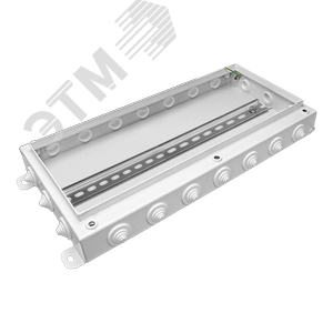 Коробка монтажная КМ IP55-2040, корпус из оцинкованной стали, количество вводов 20 (КМ-IP55-2040 20вв) - фото 2