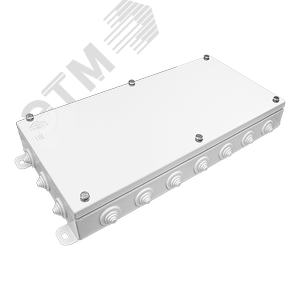 Коробка монтажная КМ IP55-2040, корпус из оцинкованной стали, количество вводов 20 (КМ-IP55-2040 20вв) - Гефест