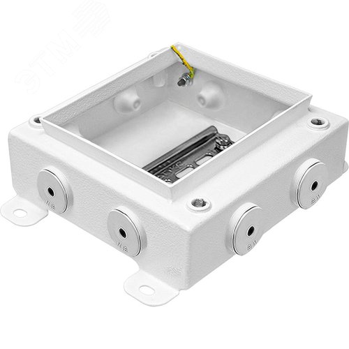 Коробка монтажная КМ IP66(Р)-1515, корпус из оцинкованной стали, количество резиновых вводов 8(8-13мм) (КМ-IP66(Р)-1515 8вв(8-13) резин) - фото 2