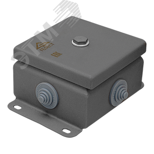 Коробка монтажная КМ IP55-1010 (без DIN рейки), корпус из нержавеющей стали, количество вводов 4 (КМ (без DIN рейки)-IP55-1010нерж 4вв) - Гефест