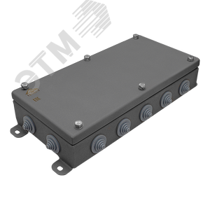 Коробка монтажная КМ IP55-1530, корпус из нержавеющей стали, количество вводов 14 (КМ-IP55-1530нерж 14вв) - Гефест