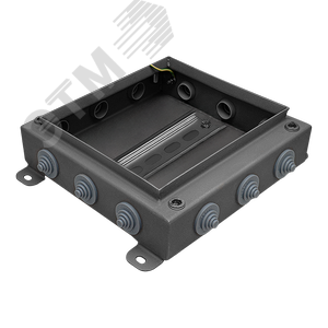 Коробка монтажная КМ IP55-2020, корпус из нержавеющей стали, количество вводов 12 (КМ-IP55-2020нерж 12вв) - фото 2