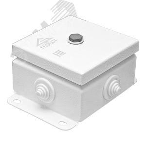 Коробка монтажная огнестойкая КМ-О (14к)-IP55-1010, корпус из оцинкованной стали, количество вводов 4 (КМ-О (14к)-IP55-1010 4вв) - Гефест