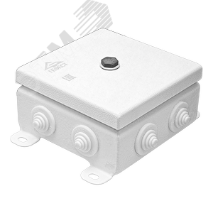 Коробка монтажная огнестойкая КМ-О (12к)-IP55-1212, корпус из оцинкованной стали, количество вводов 8 (КМ-О (12к)-IP55-1212 8 вв) - Гефест