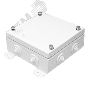 Коробка монтажная огнестойкая КМ-О (16к)-IP55-1515, корпус из оцинкованной стали, количество вводов 8 (КМ-О (16к)-IP55-1515 8вв) - Гефест