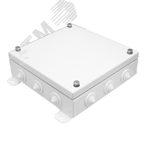 Коробка монтажная огнестойкая КМ-О (32к*6,0)-IP55-2020, корпус из оцинкованной стали, количество вводов 12 (КМ-О (32к-6,0)-IP55-2020 12вв) - Гефест