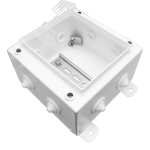 Коробка распределительная КМ-А-IP55-1515, корпус из оцинкованной стали, количество вводов 8 (КМ-А-IP55-1515 8вв) - фото 2