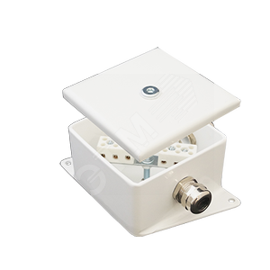 Коробка монтажная огнестойкая КМ-О (2к)-IP66-100х100 два ввода AD (КМ-О (2к)-IP66-100х100 AD) - Гефест