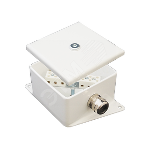 Коробка монтажная огнестойкая КМ-О (4к)-IP66-100х100 два ввода AC (КМ-О (4к)-IP66-100х100 AC) - Гефест-СПб