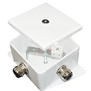 Коробка монтажная огнестойкая КМ-О (6к)-IP66-100х100 два ввода AB (КМ-О (6к)-IP66-100х100 AB) - Гефест