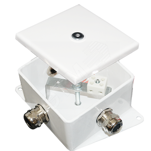 Коробка монтажная огнестойкая КМ-О (2к*60)-IP66-100х100 три ввода ABC (КМ-О (2к*6,0)-IP66-100х100 ABC)