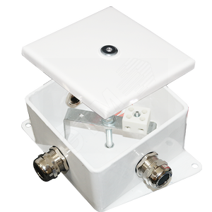 Коробка монтажная огнестойкая КМ-О (4к*60)-IP66-100х100 три ввода ABC (КМ-О (4к*6,0)-IP66-100х100 ABC) - Гефест-СПб