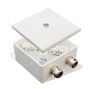 Коробка КМ-О (6к*6,0)-IP66-120х120 AB - Гефест-СПб