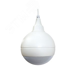 Трансляционный громкоговоритель Шар, мощность 20/10/5 Вт, 130-15 000 Гц, белый (CSB-20TW) - Volta
