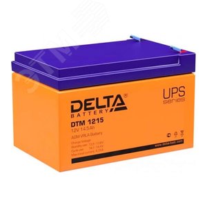 Аккумулятор DTM 12В 15Ач (DTM 1215) - Delta