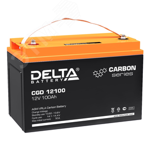Аккумулятор CGD 12В 100Ач (CGD 12100) - Delta