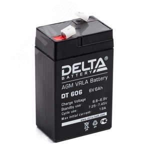 Аккумулятор DT 6В 6Ач (DT 606) - Delta
