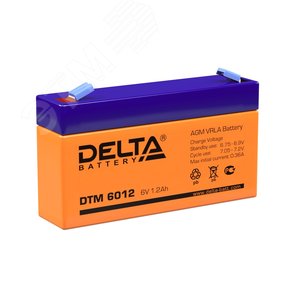 Аккумулятор DTM 6В 1.2Ач (DTM 6012) - Delta