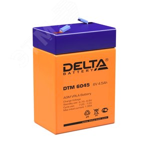 Аккумулятор DTM 6В 4.5Ач (DTM 6045) - Delta