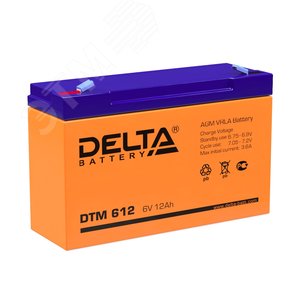 Аккумулятор DTM 6В 12Ач (DTM 612) - Delta