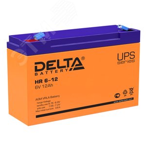 Аккумулятор HR 6В 12Ач (HR 6-12) - Delta