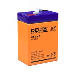 Аккумулятор HR 6В 4.5Ач (HR 6-4.5) - Delta