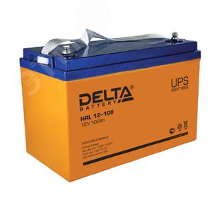 Аккумулятор HRL X 12В 100Ач (HRL 12-100 Х) - Delta