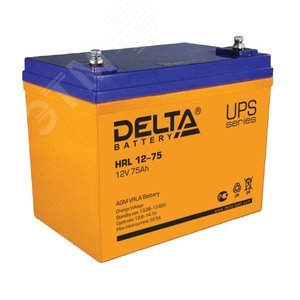 Аккумулятор HRL X 12В 75Ач - Delta