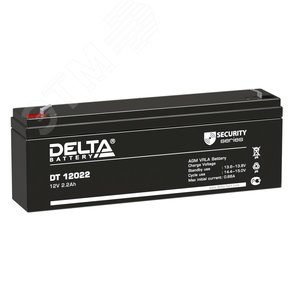Аккумулятор DT 12В 2.2Ач (DT 12022) - Delta