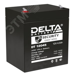 Аккумулятор DT 12В 4.5Ач (DT 12045) - Delta