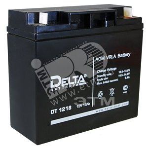 Аккумулятор DT 12В 18Ач (DT 1218) - Delta