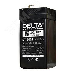 Аккумулятор DT 6В 2.3Ач (DT 6023) - Delta