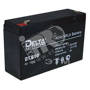 Аккумулятор DT 610, 6В/Ач10 - Delta