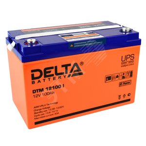 Аккумулятор DTM I 12В 100Ач (DTM 12100 I) - Delta