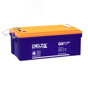 Аккумулятор GX 12В 230Ач (GX 12-230) - Delta